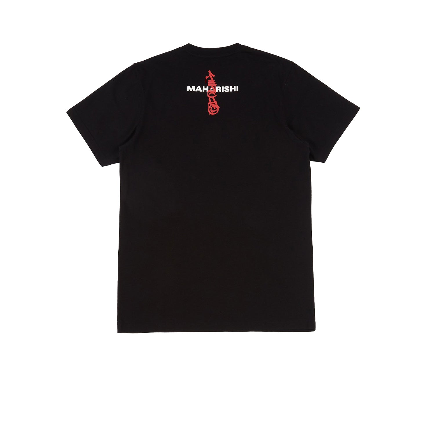 Maharishi Teach X Maha Lunar OX T-Shirt Organic Jersey 190 Black