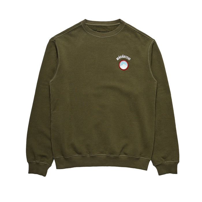 Maharishi Mahapatchco Vintage US Army Japan Patch Crew Sweat Olive