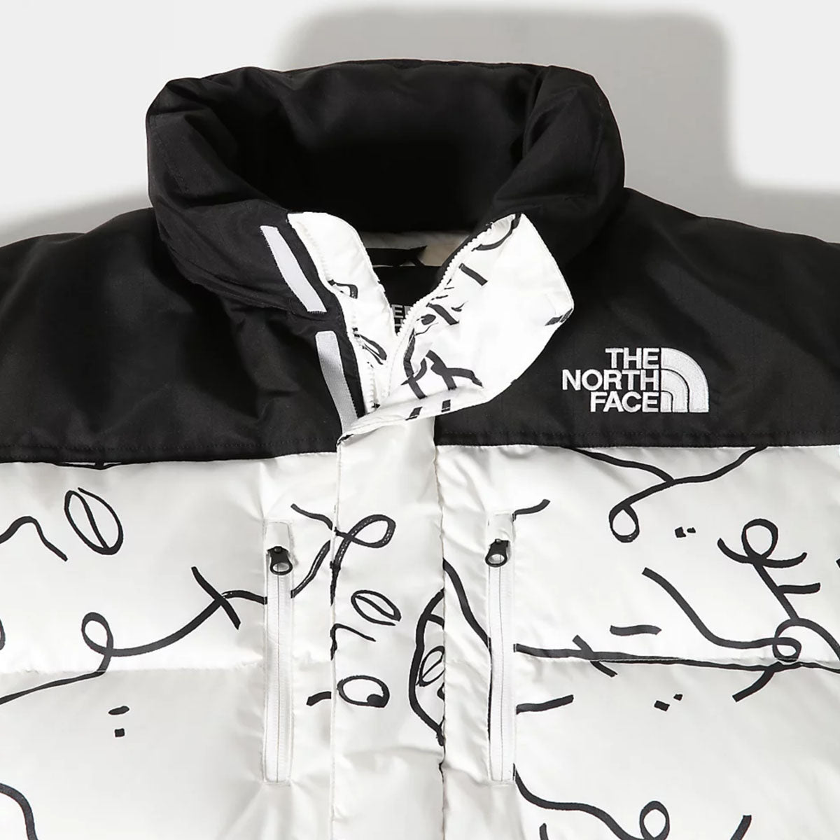 The North Face M Black Box Himalayan Parka TNF White Shan Mar Search and Rescue Print