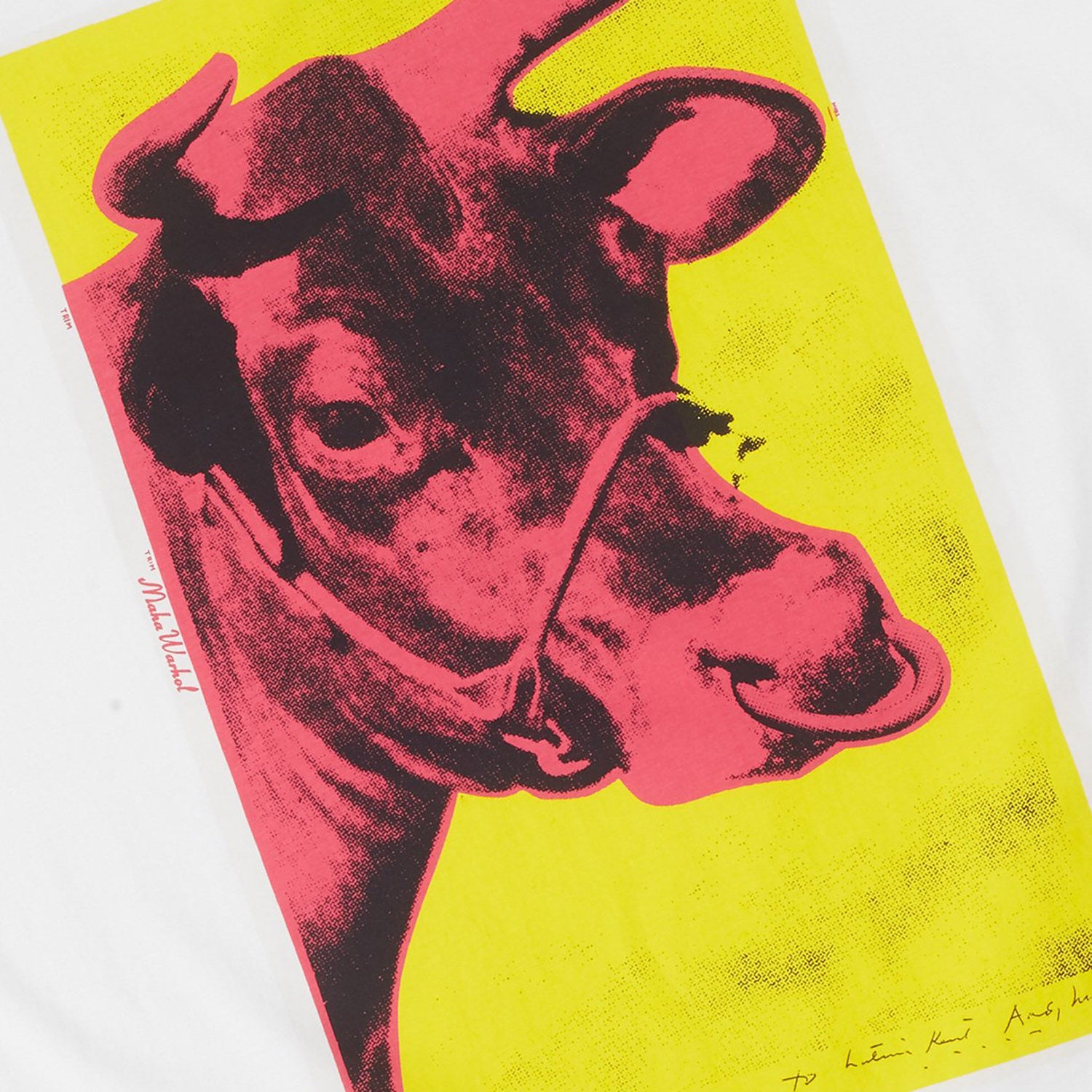 Maharishi Warhol Lunar OX T-Shirt Organic Jersey 190 White