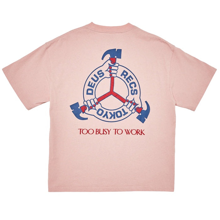 Deus Divine Hammer Tee Zephyr Pink