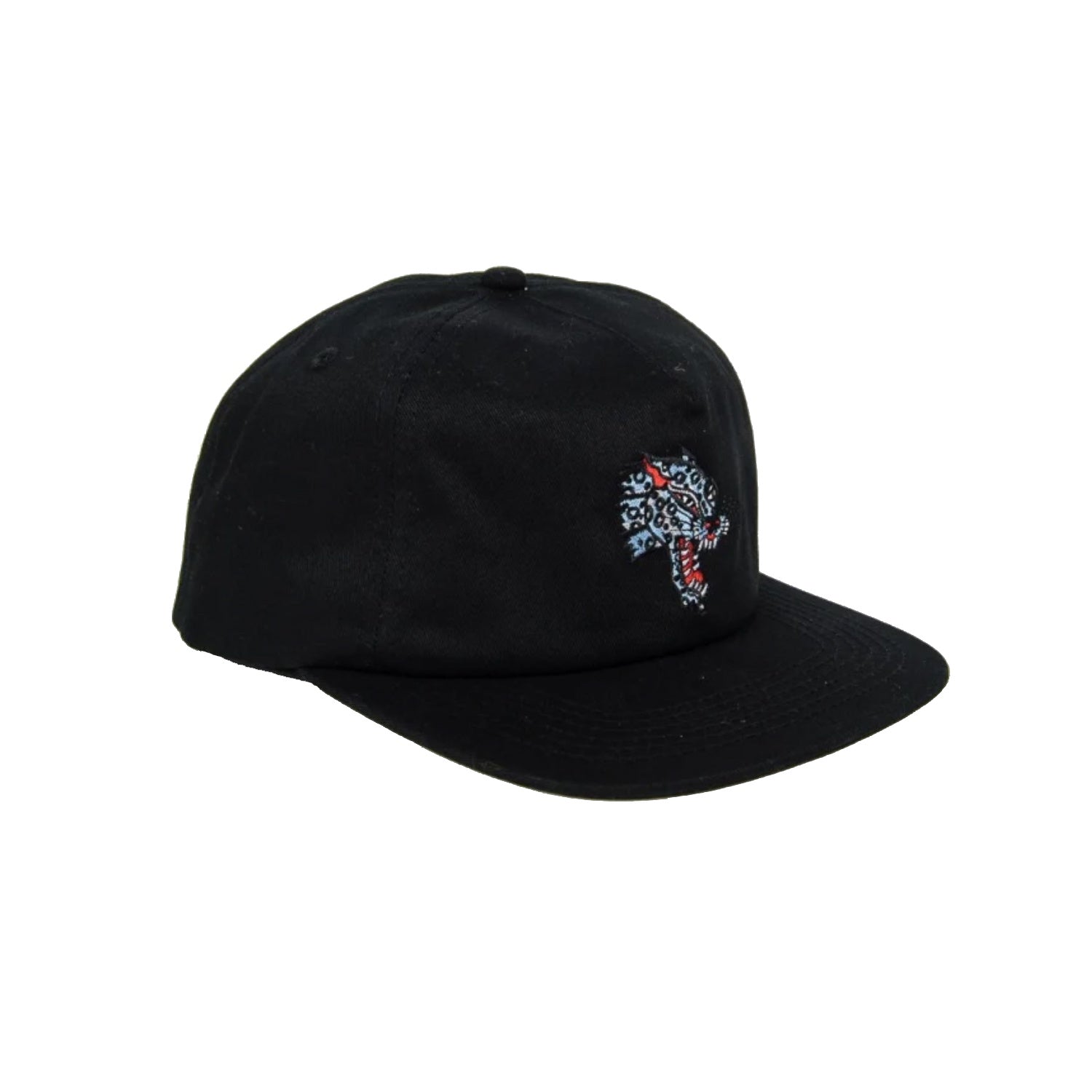 Thrasher Cap Leopard Logo Black