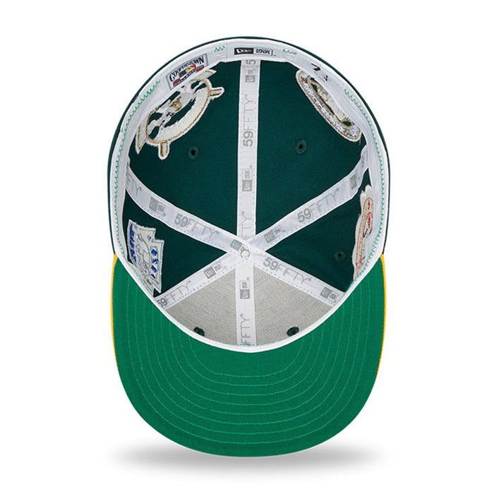 New Era Oakland Athletics Cooperstown Patch Green 59Fifty Cap