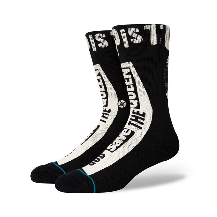 Stance God Save The Queen Sock Black