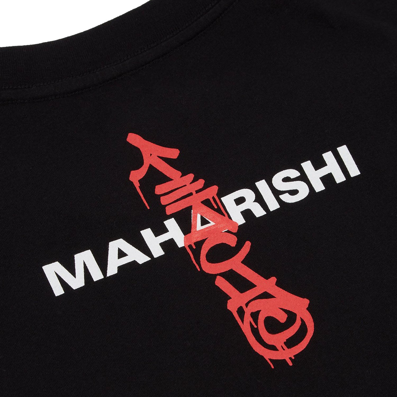 Maharishi Teach X Maha Lunar OX T-Shirt Organic Jersey 190 Black