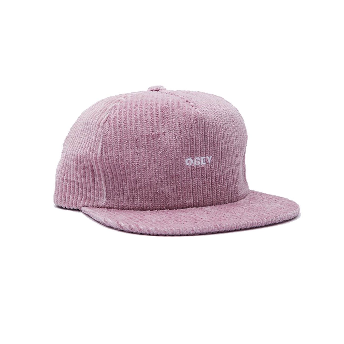 Obey Bold Cord Strapback Dusty Rose