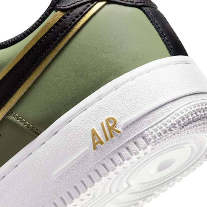 Nike Air Force 1 '07 LV8 Oil Green/Black-Metallic Gold-White