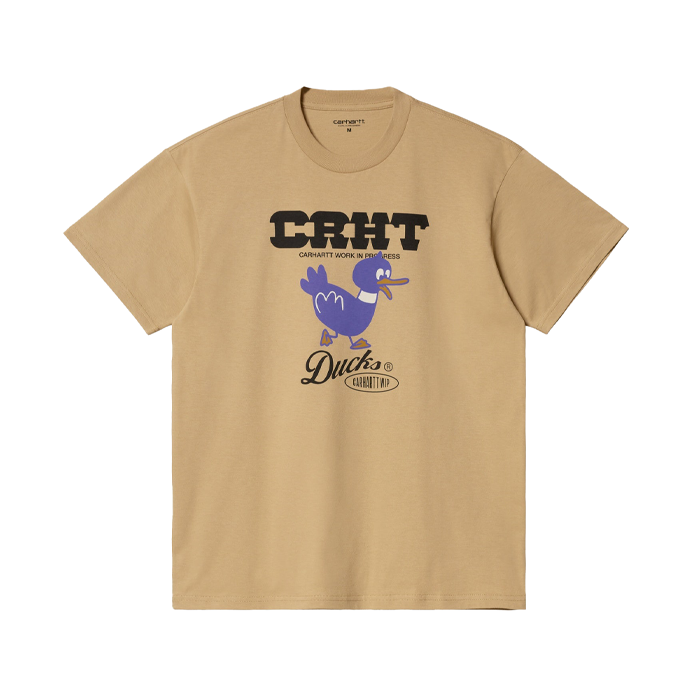 Carhartt WIP S/S CRHT Ducks T Shirt Dusty Hamilton Brown
