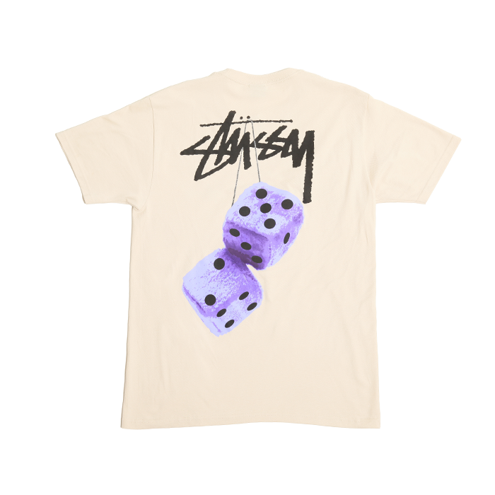 Stussy Fuzzy Dice Tee Smoke