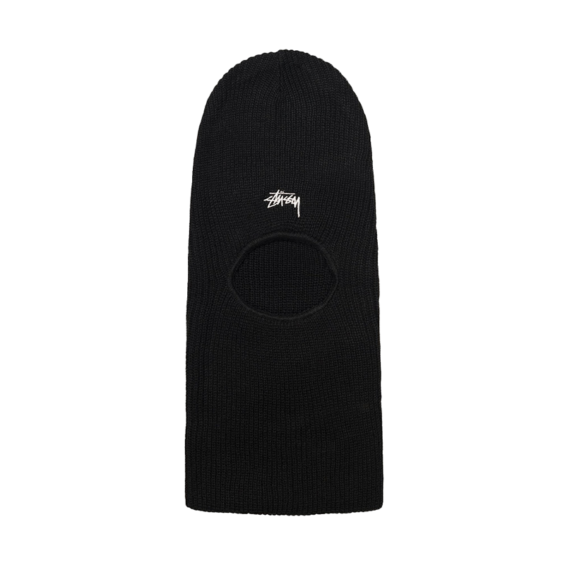 Stussy Stock Knit Balaclava Black