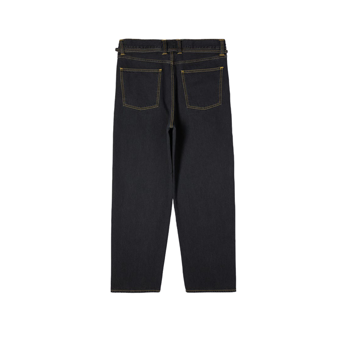Edwin Belted Tyrell Pant Black Marble