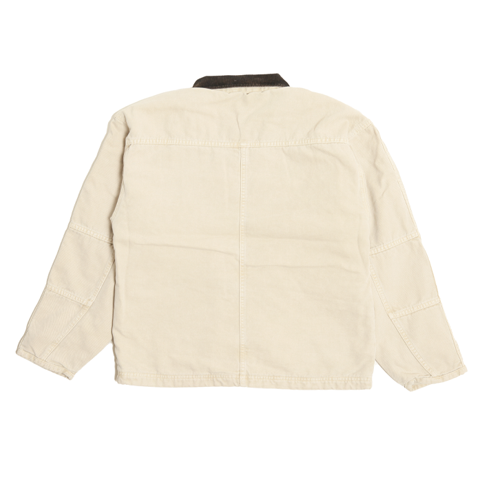 Stussy Washed Canvas Shop Jacket Bone