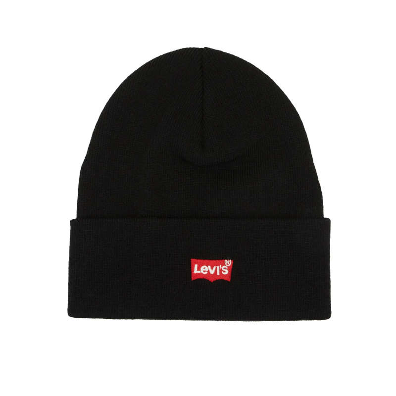 Levi's Embroidered Slouchy Beanie Black