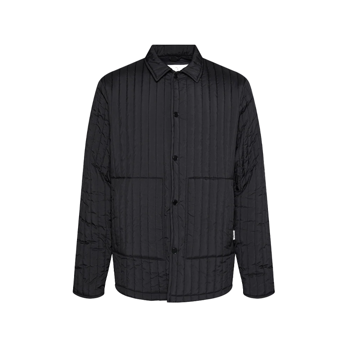 Rains Liner Shirt Jacket Black