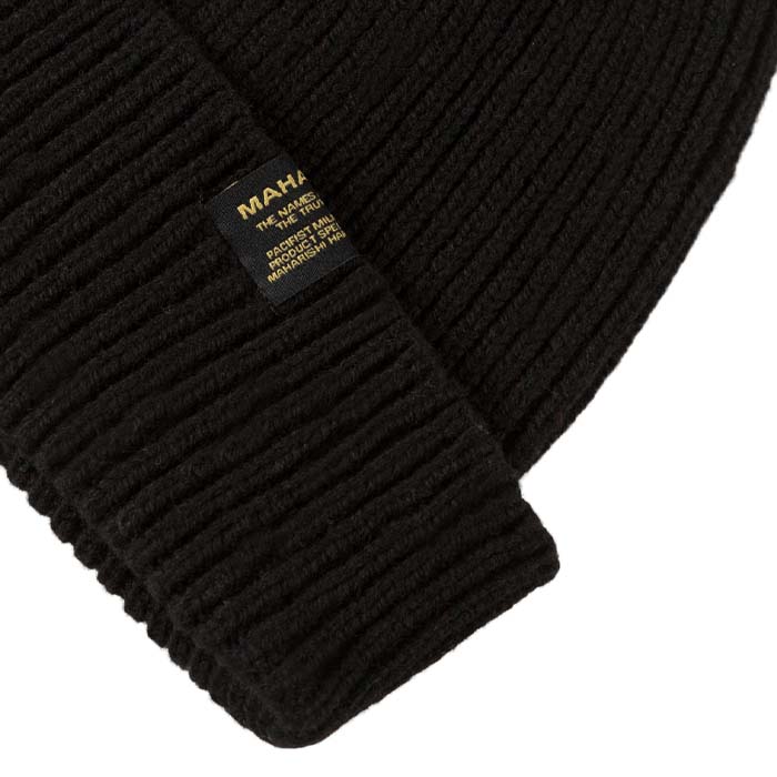 Maharishi Miltype Wool Beanie Black