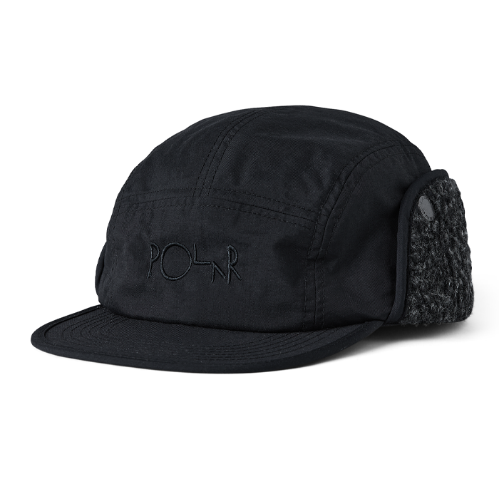 Polar Sherpa Flap Cap Black