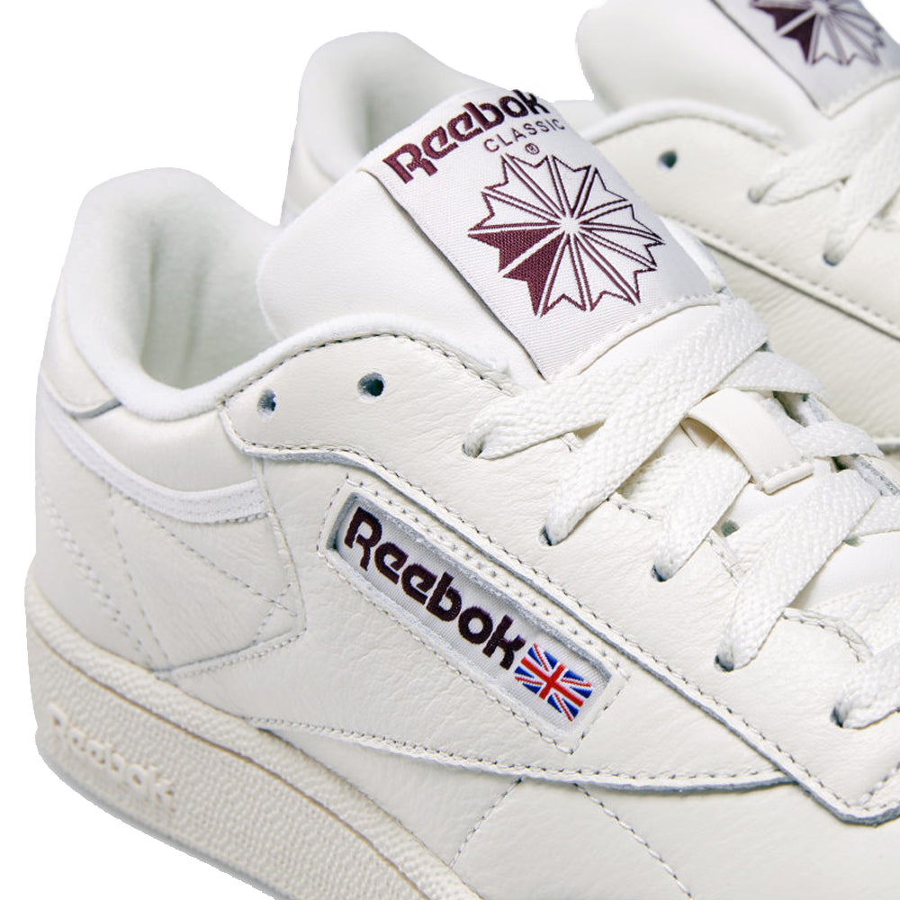 Reebok Club C 85 Chalk / Paperwhite / Maroon