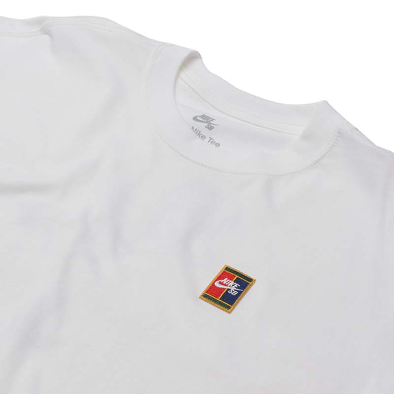 Nike SB Court Logo T Shirt White