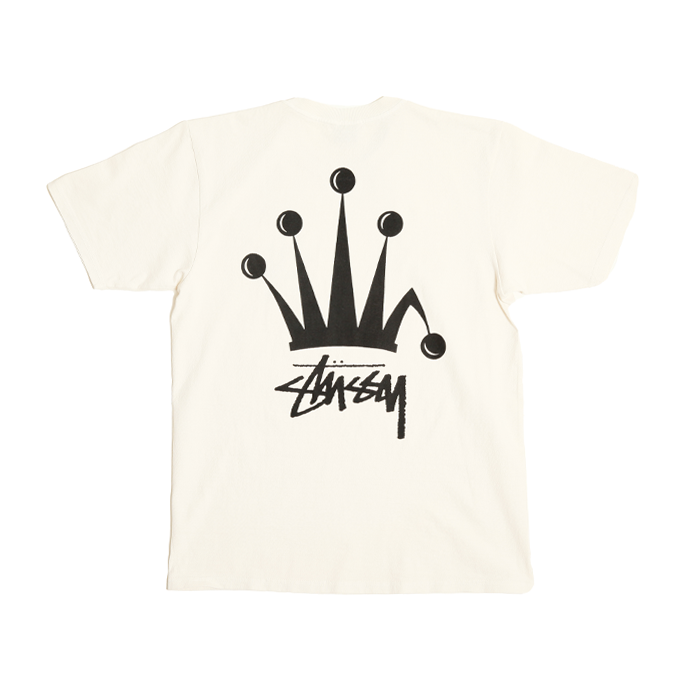 Stussy Regal Crown Pigment Dyed Tee Natural