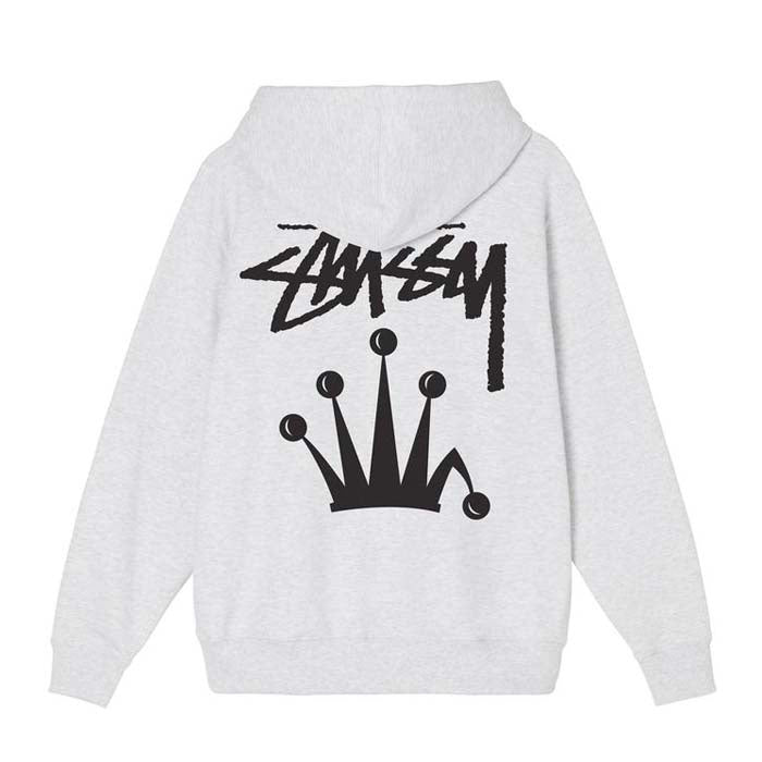 Stussy Stock Crown Hood Ash Heather