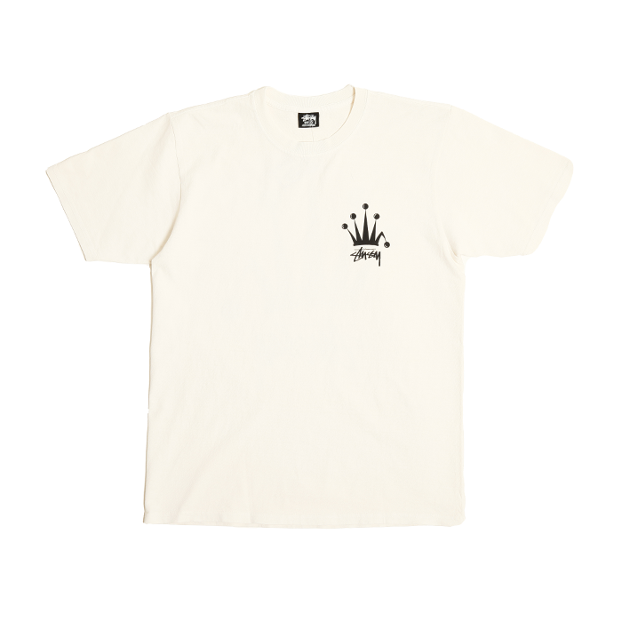Stussy Regal Crown Pigment Dyed Tee Natural