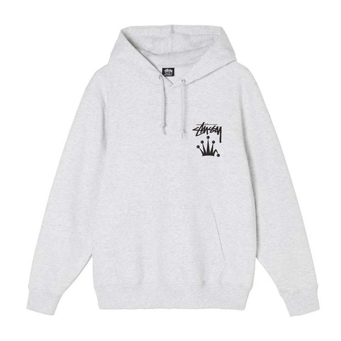 Stussy Stock Crown Hood Ash Heather