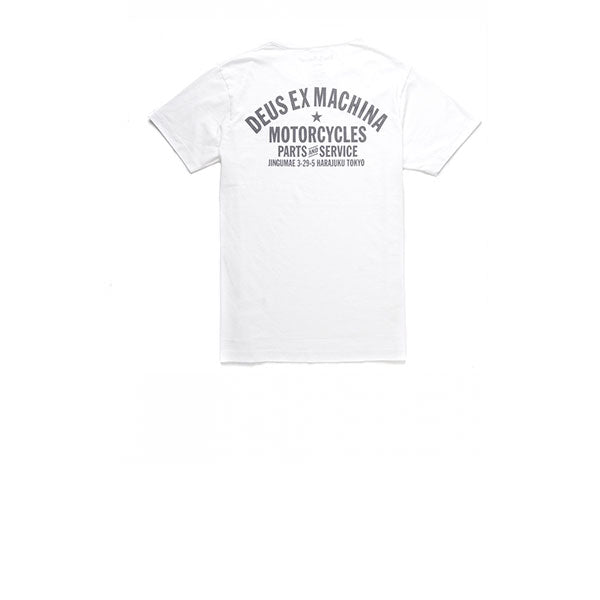 Deus S/S Tokyo Address Tee White