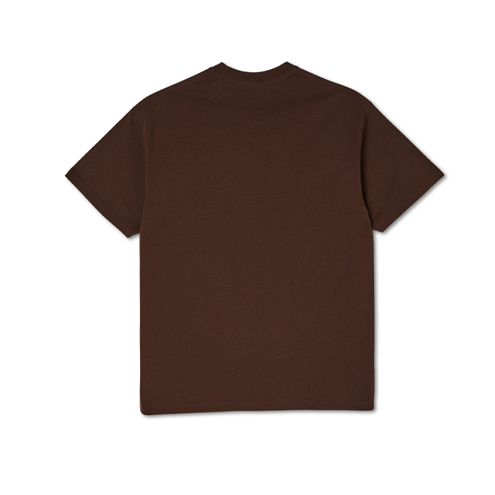 Polar Earthquake Logo Tee Brown