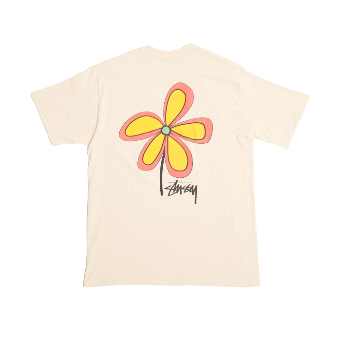 Stussy Flower Tee Smoke