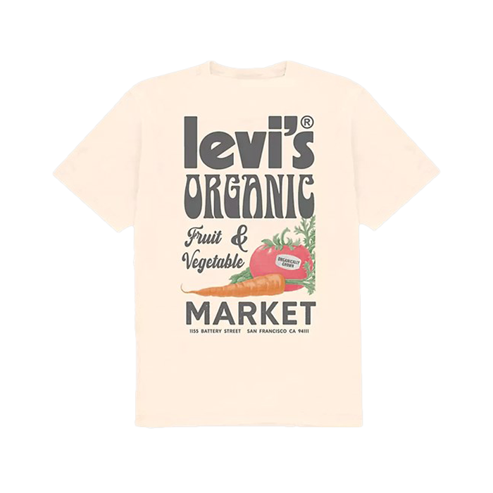 Levi's Fresh Relaxed Fit Tee Greige Pink