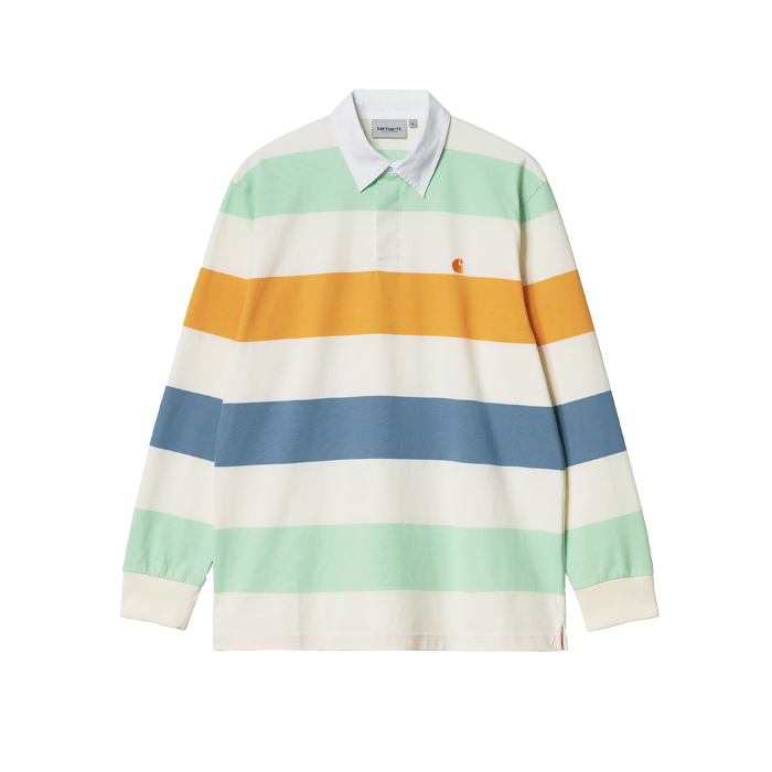 Carhartt WIP L/S Henwick Rugby Shirt Henwick Stripe