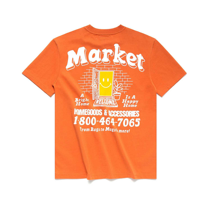 Market After Market Smiley Homegoods T Shirt Rust
