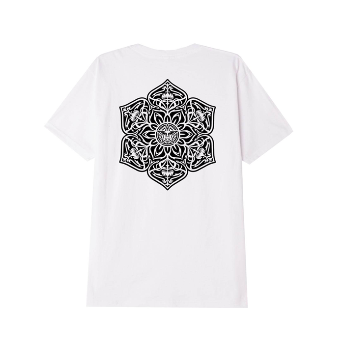 Obey Mandala T Shirt White