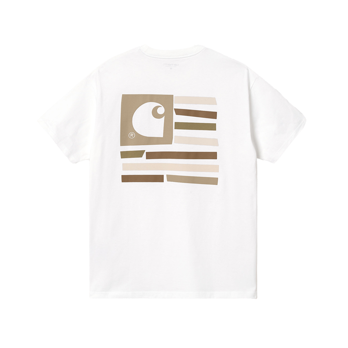 Carhartt WIP S/S Medley State T Shirt White