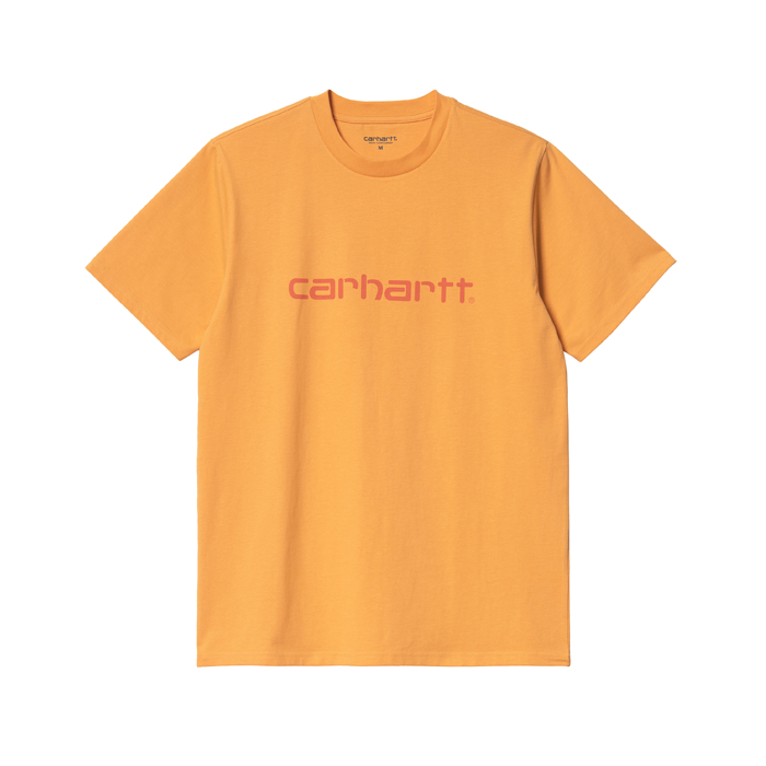 Carhartt WIP S/S Script T Shirt Pale Orange Elba