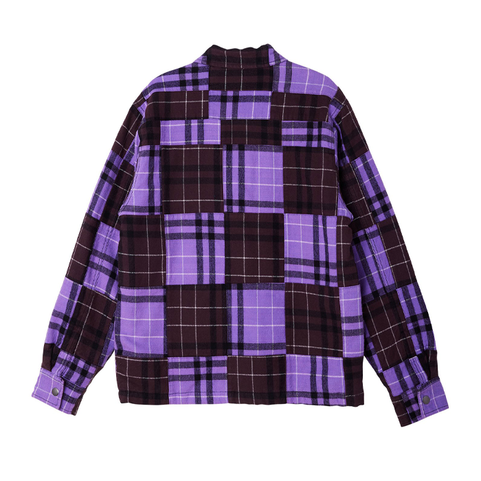 Obey Curtis Shirt Jacket Orchid Multi