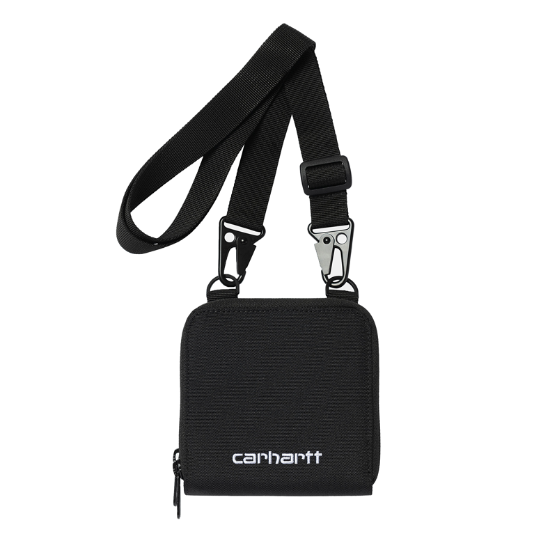 Carhartt WIP Payton Detachable Wallet Black White