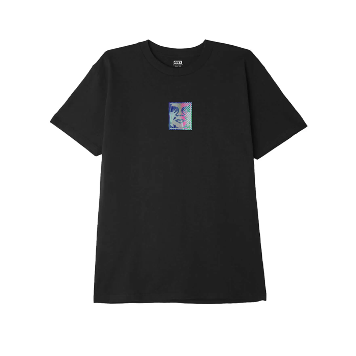 Obey Psyche Wave Icon Tee Black