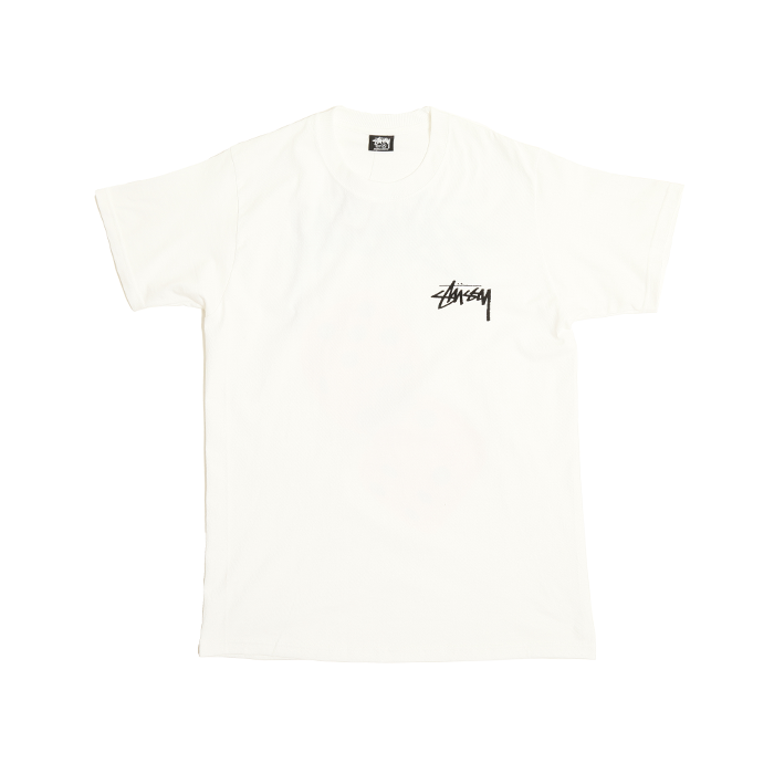 Stussy Fuzzy Dice Tee White