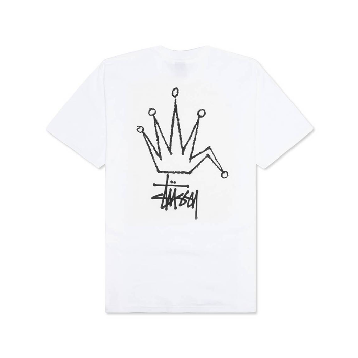 Stussy Broken Crown Tee White