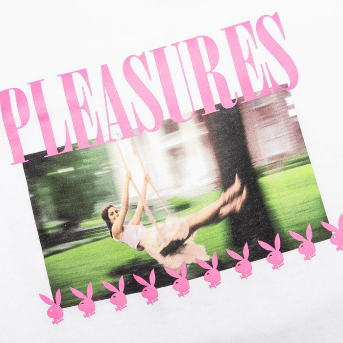 Pleasures Playboy Swing T Shirt White
