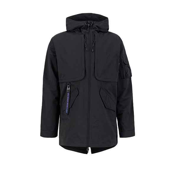 Alpha Industries Utility Fishtail Jacket UV Black