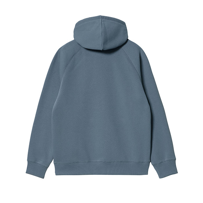 Carhartt WIP Hooded Chase Sweat Storm Blue Gold
