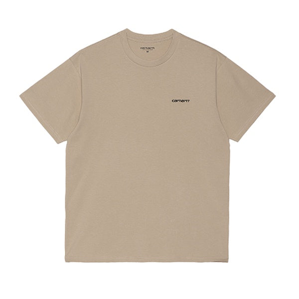 Carhartt WIP SS Script Embroidery T shirt Wall Black