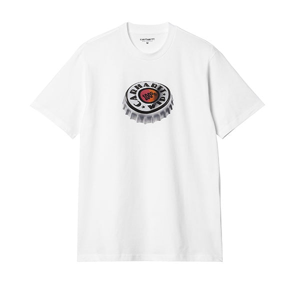 Carhartt WIP S/S Bottle Cap T Shirt White