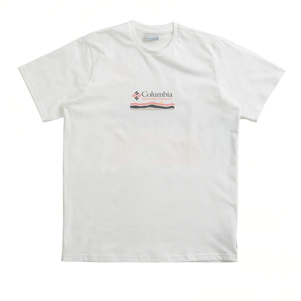 Columbia Explorers Canyon Back SS Tee White Heritage Hills