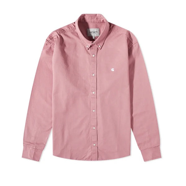 Carhartt WIP LS Madison Shirt Dahlia White