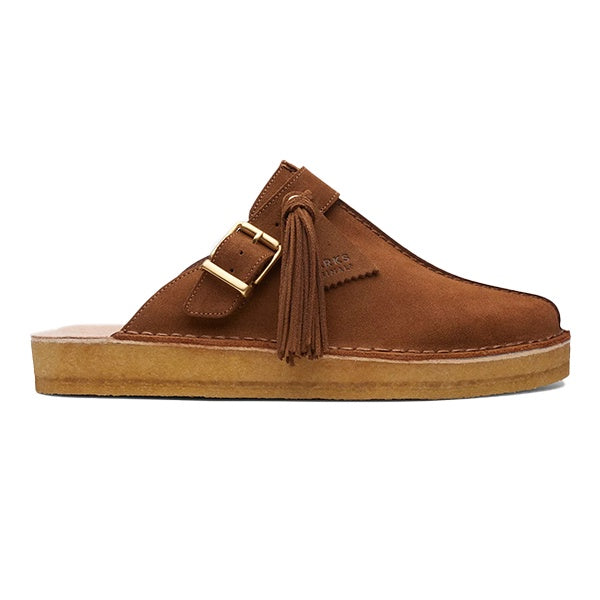 Clarks Trek Mule Caramel Suede