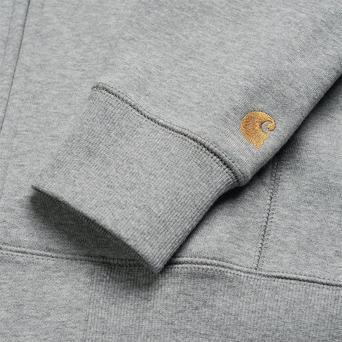 Carhartt WIP Hooded Chase Jacket Grey Heather Gold