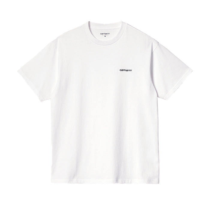 Carhartt WIP SS Script Embroidery T Shirt White